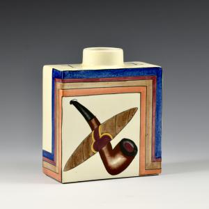 Vaso com cachimbo e charuto - Gio Ponti, Richard-Ginori, c. 1930